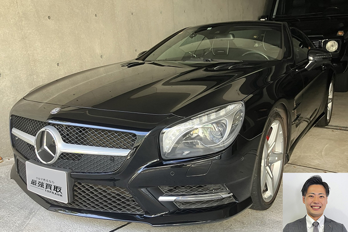 2015 メルセデス・ベンツ SLクラス SL350 AMGスポーツPKG 走行3.4万km台買取実績