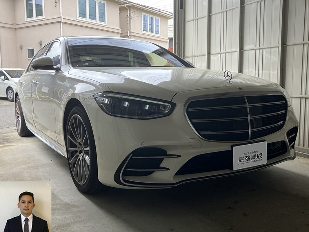 2021 メルセデス・ベンツ Sクラス S400d 4マチック ロング AMGライン買取実績