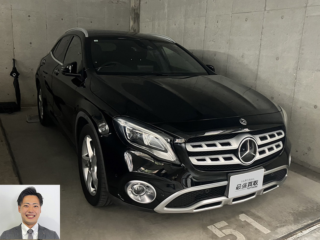 2018 メルセデス・ベンツ GLAクラス GLA220 4マチック 走行3.7万km台 黒革買取実績
