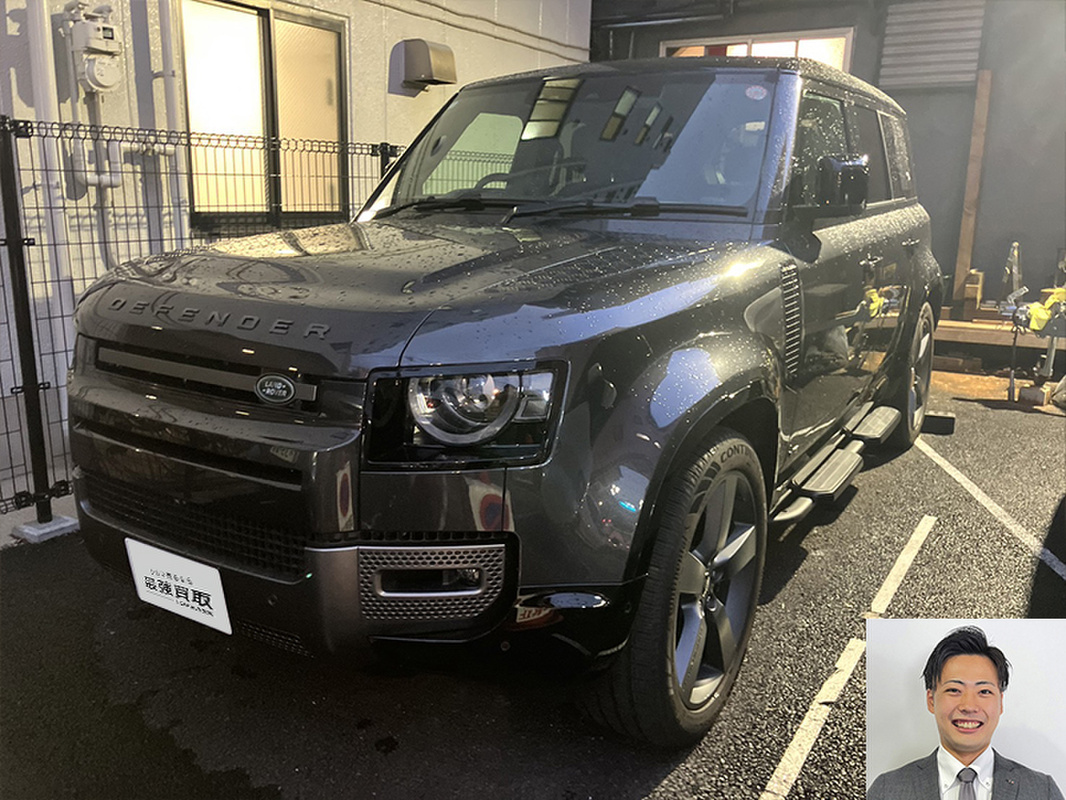 2024 ランドローバー ディフェンダー 110V8P525 エアサス装着買取実績