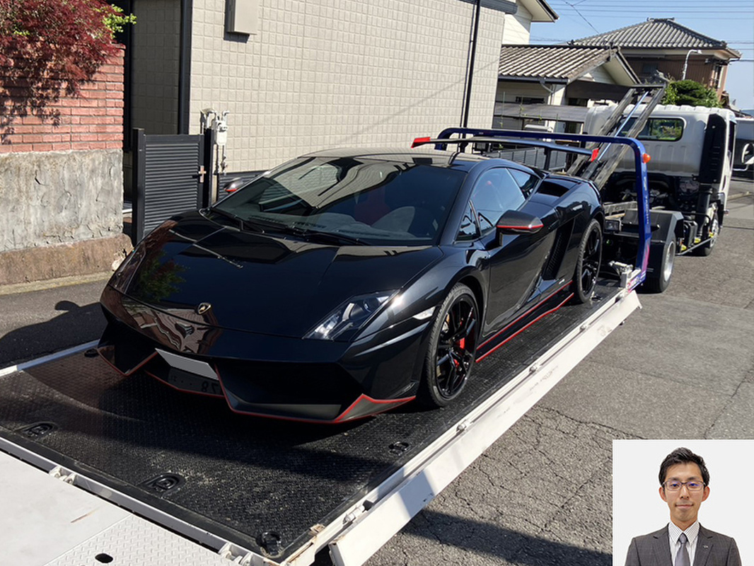 2013 ランボルギーニ ガヤルド LP570-4 スーパートロフェオ・ストラダーレ・ブラック・フォー・ジャパン買取実績