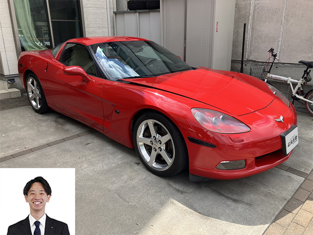 2005 シボレー コルベット クーペ 正規ディーラー車 ベージュ革買取実績
