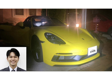 2025 ポルシェ 718ボクスター GTS 4.0 レザーインテリア(赤)買取実績