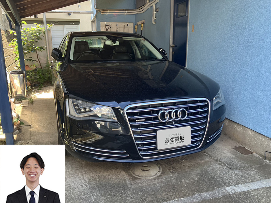 2012 アウディ A8 3.0 TFSI クワトロ買取実績