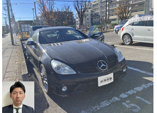2007 メルセデス・ベンツ SLKクラス SLK55 AMG 黒×赤革シート買取実績