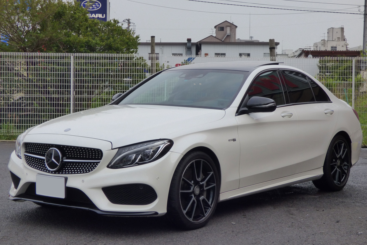 2014 メルセデス・ベンツ Cクラス C450AMG 4MATIC ｴｸｽｸﾙｰｼﾌﾞPKG買取実績