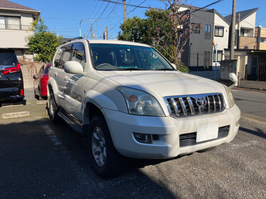 2005 トヨタ ランドクルーザープラド TZ 8人乗りモデル買取実績