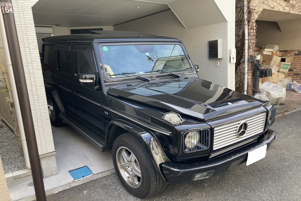 2003 メルセデス・ベンツ Gクラス G55L AMG 7人乗り 左ハンドル買取実績