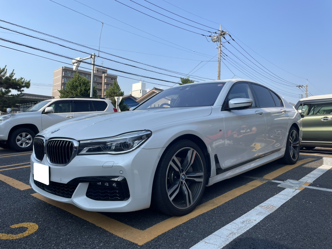2017 BMW 7シリーズ 740i Mスポーツ リアコンフォートPKG買取実績