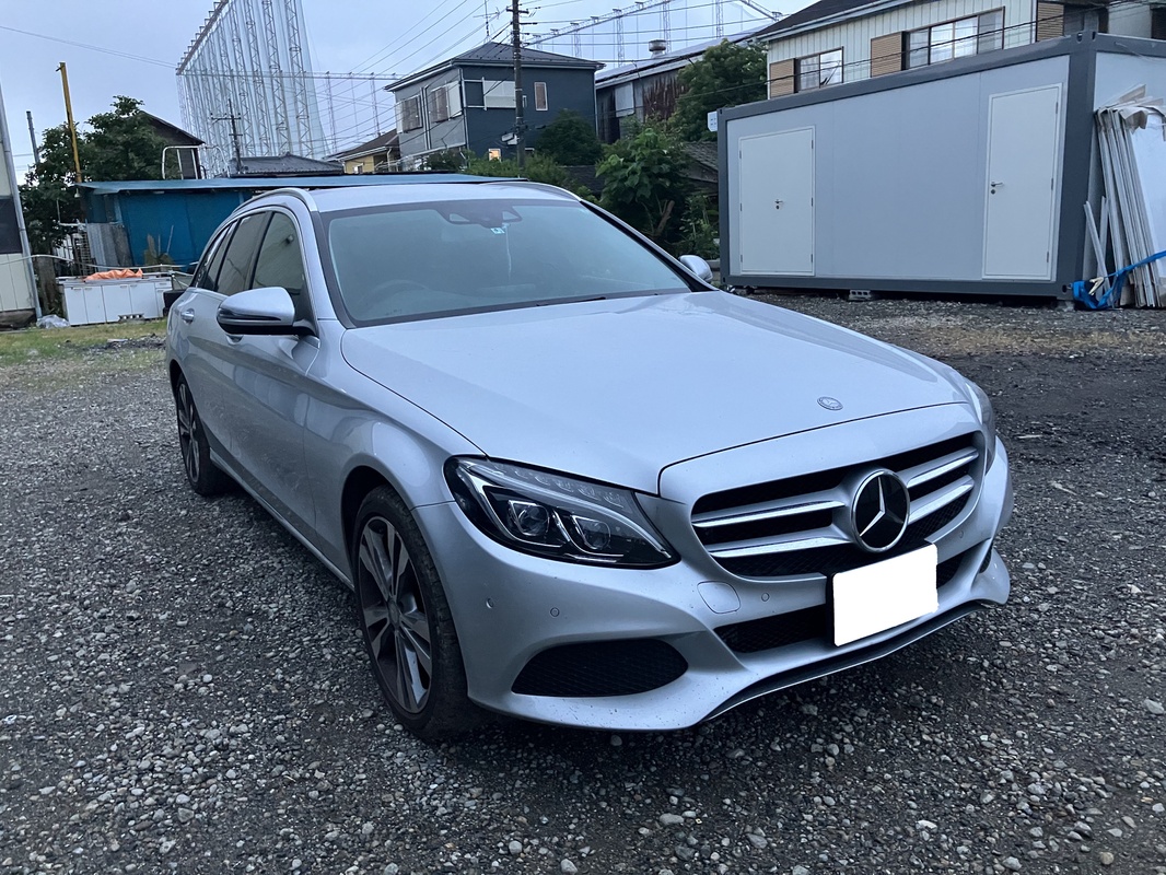 2016 メルセデス・ベンツ Cクラスワゴン C350e AVG レーダーセーフティPKG買取実績