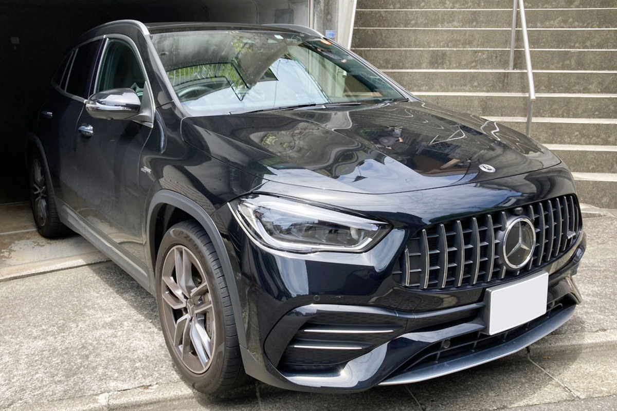 2021 メルセデスAMG GLAクラス GLA35 4MATIC AMGパフォーマンスPKG買取実績