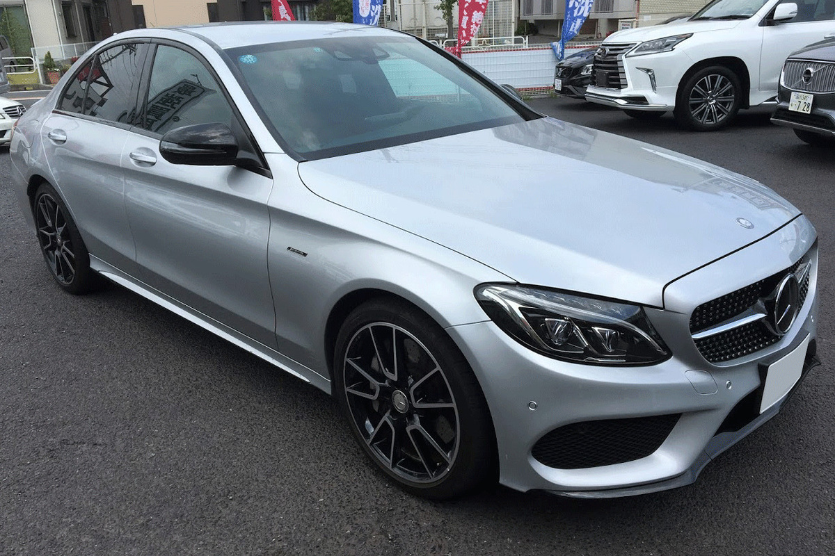 2015 メルセデス・ベンツ Cクラス C450AMG 4マチック エクスクルーシブPKG買取実績