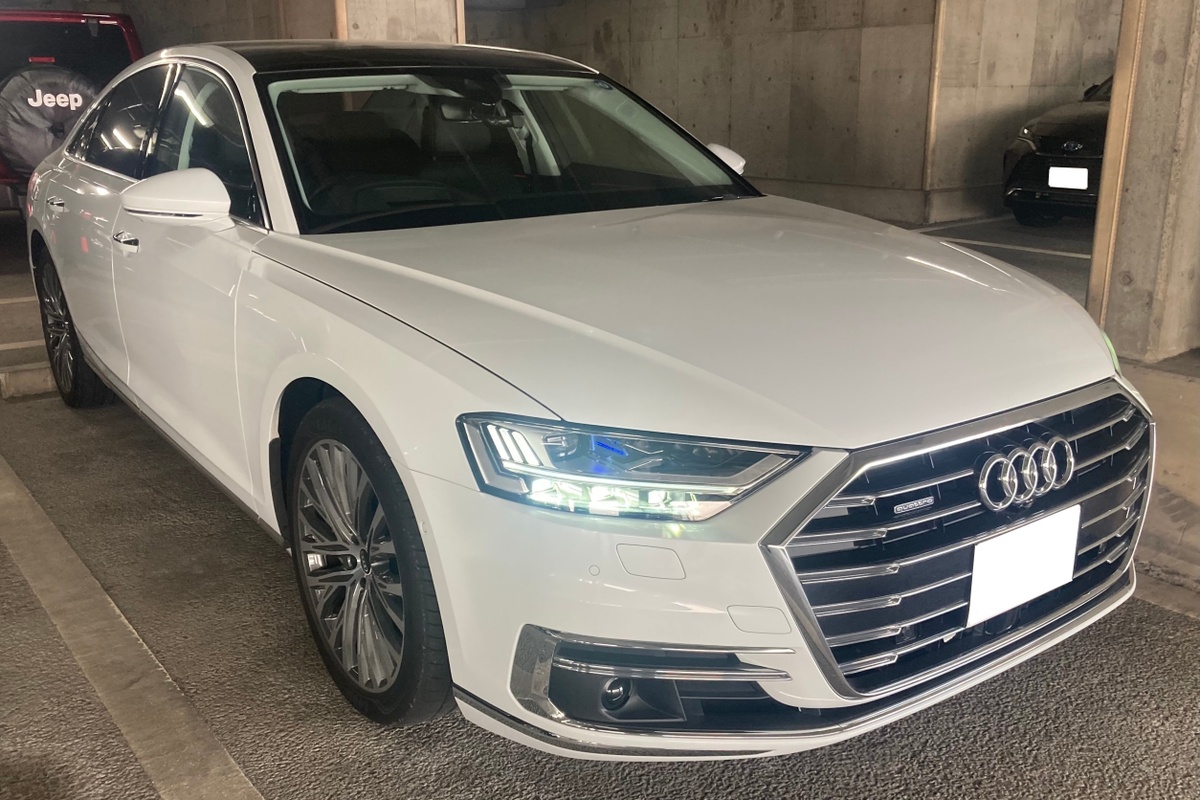 2021 アウディ A8 55TFSI クワトロ コンフォートPKG レーザーライトPKG買取実績