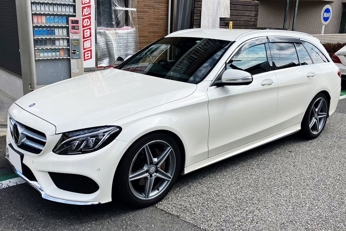2015 メルセデス・ベンツ Cクラスワゴン C200 スポーツ 本革仕様 赤革買取実績