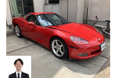 2005 シボレー コルベット クーペ 正規ディーラー車 ベージュ革買取 買取実績
